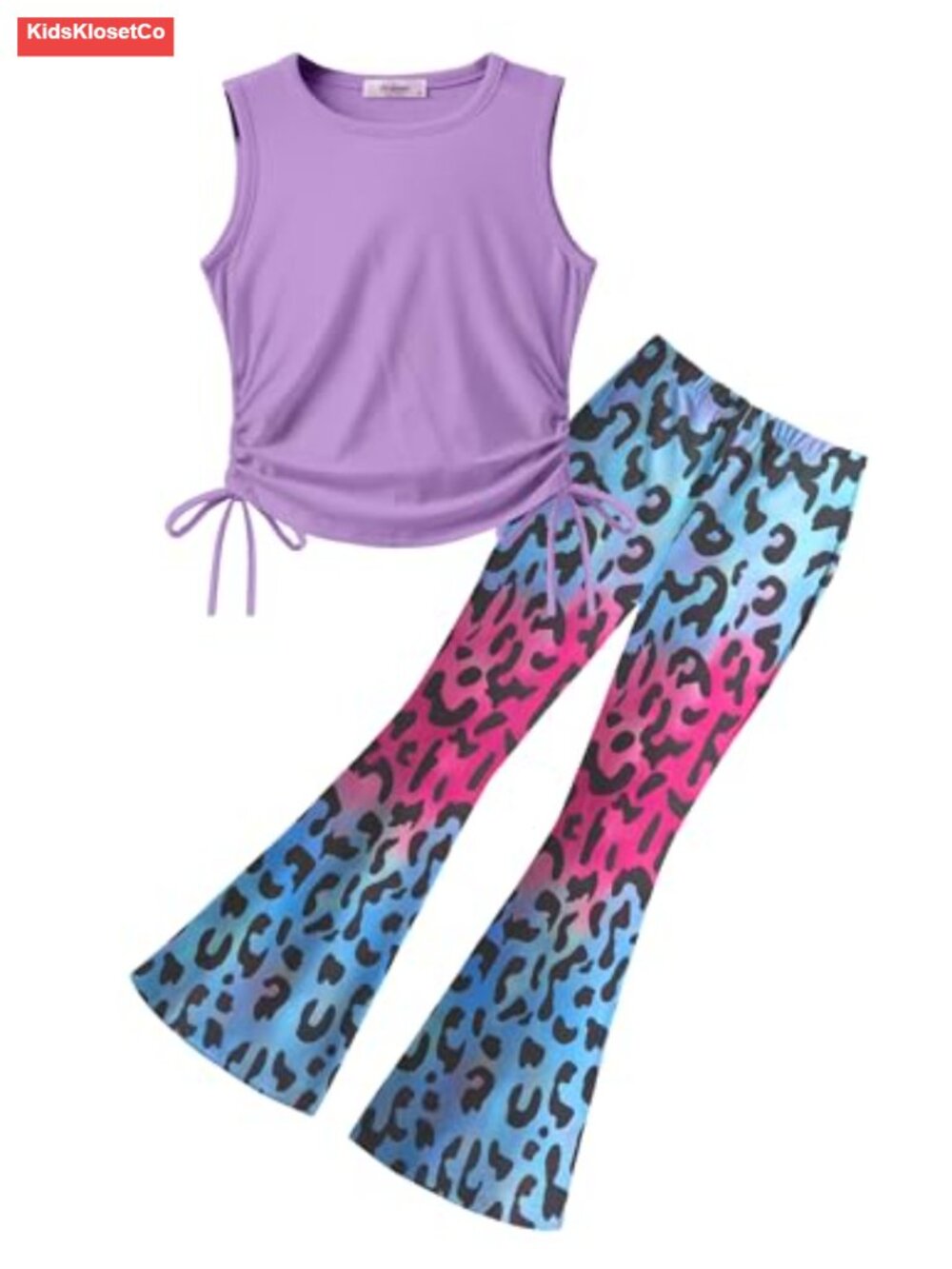 Toddler Girls 2-Piece Tank Top and Flare Leggings Set